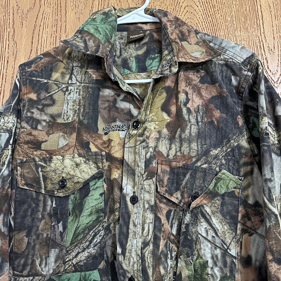 Ranger Men’s Hunting Camouflage Button Down Outdoor Shirt Sz-S - Picture 2 of 6